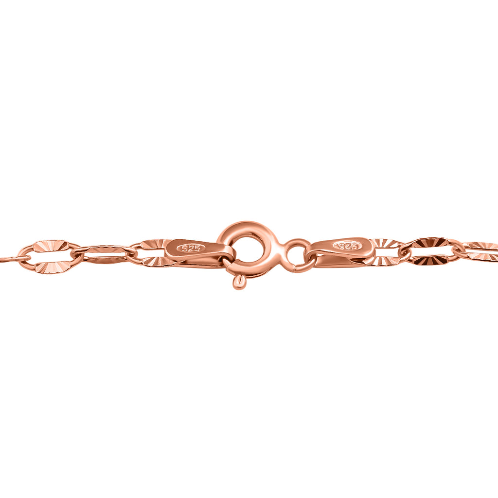 925 Silber rosévergoldet Kette ca. 75 cm ca. 4,08g