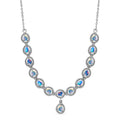 AA natürliche äthiopische Welo Opal-Halskette 45cm- 1,55 ct.