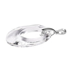 Kristall Anhänger, 925 Silber platiniert