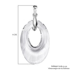 Kristall Anhänger, 925 Silber platiniert