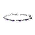 Afrikanisches Amethyst-Armband, 18 cm - 3,42 ct.