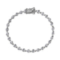 Moissanit Armband, 20 cm - 3,29 ct.