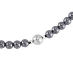 Terahertz Halskette ca. 50 cm 925 Silber rhodiniert ca. 219.10 ct