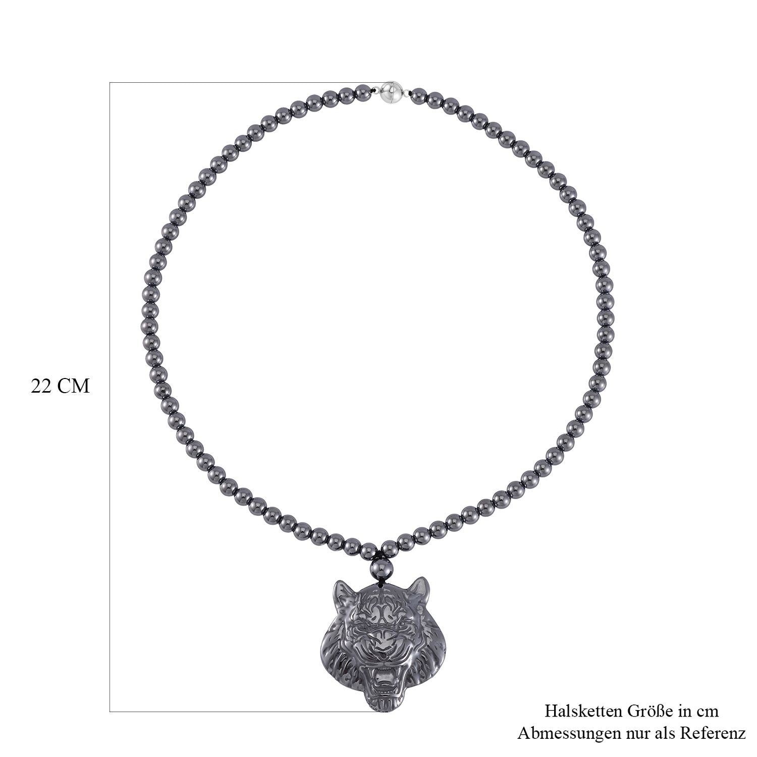 Terahertz Halskette ca. 50 cm 925 Silber rhodiniert ca. 219.10 ct