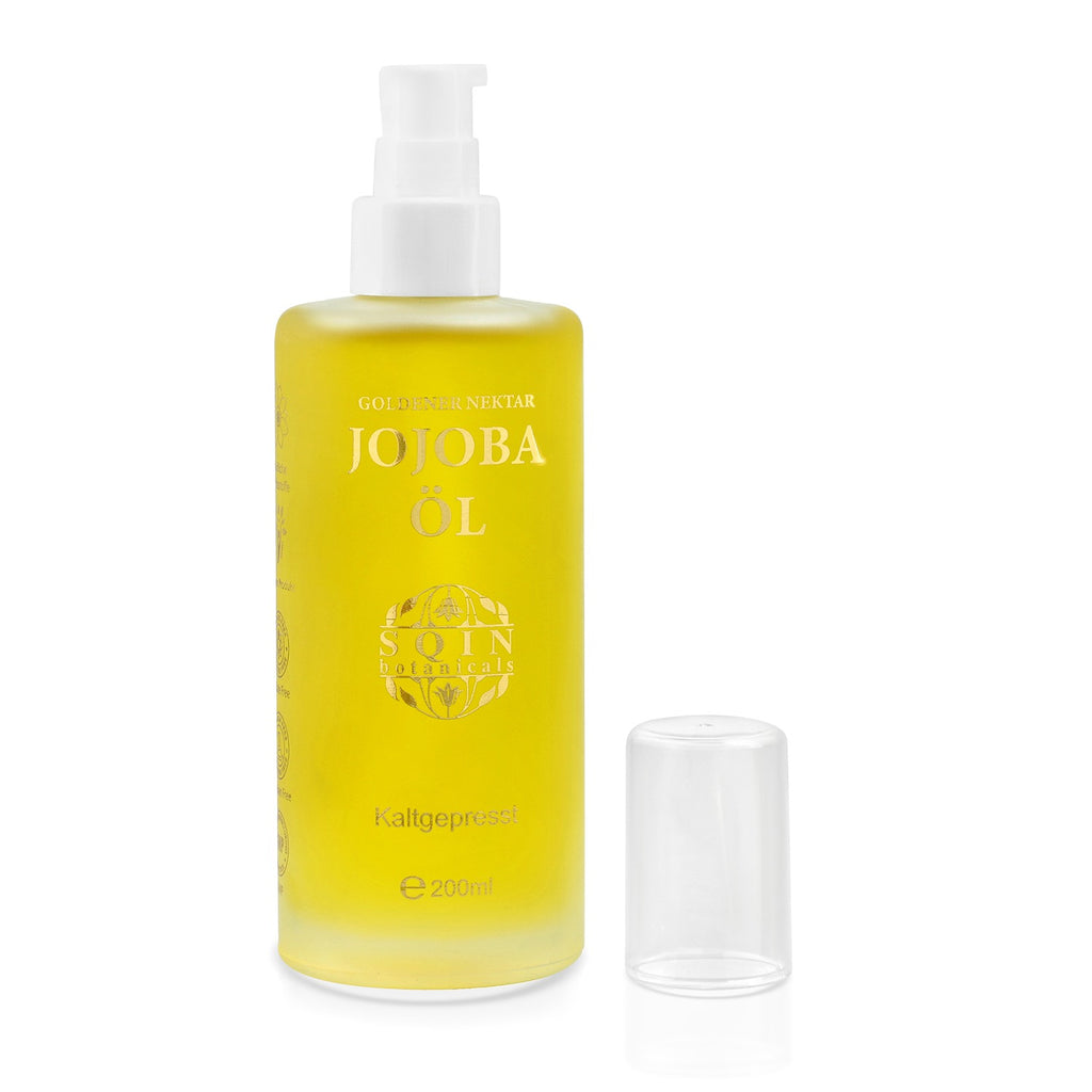 Sqin Botanicals Jojobaöl, kaltgepresst, naturrein, 200 ml