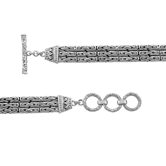 Royal Bali Kollektion - 925 Silber, Padian Armband ca. 19 cm ca. 25,45g