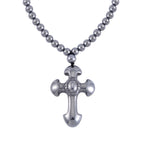 Terahertz Halskette ca. 50 cm 925 Silber rhodiniert ca. 245.00 ct