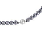 Terahertz Halskette ca. 50 cm 925 Silber rhodiniert ca. 245.00 ct