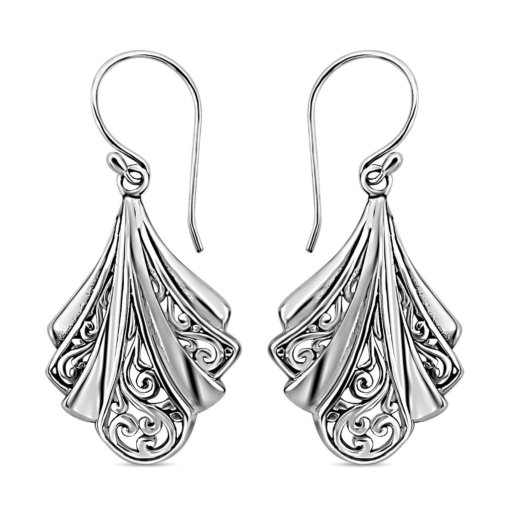 Royal Bali Kollektion - 925 Silber Ohrringe ca. 3,60g