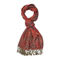 Paisley bedruckter Schal in rot