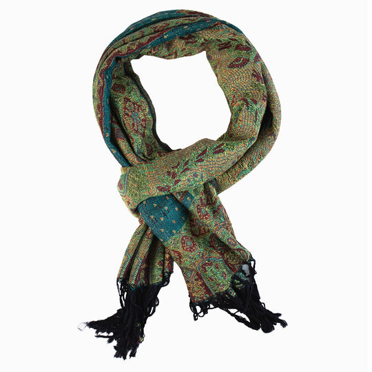 Paisley scarf100% viscosesize:175cm X70cm weight: 170gcolor:peach