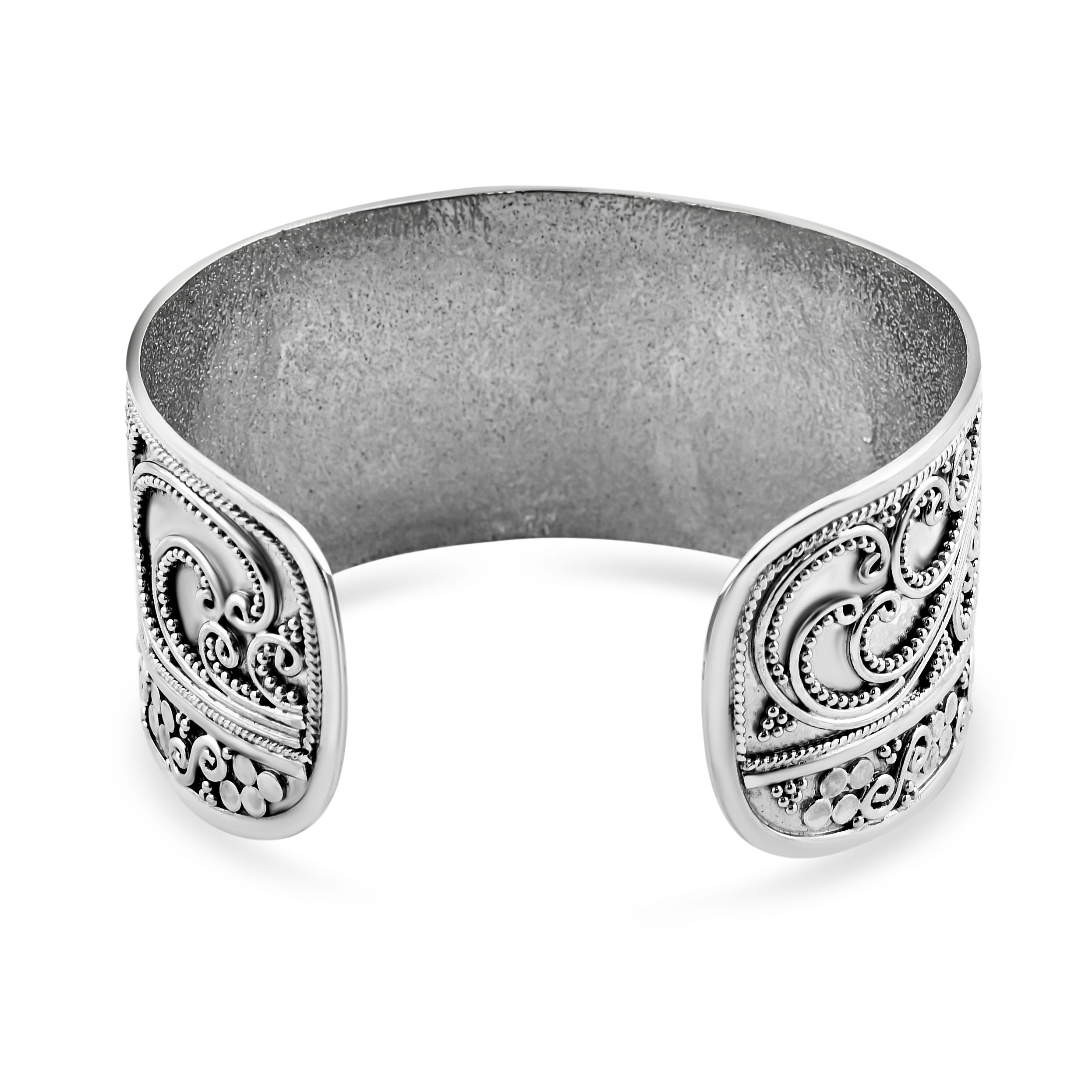 Royal Bali - 925 Silber Armreif, ca. 18.5 cm, ca. 46,90g