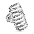 Royal Bali Kollektion - 925 Silber Ring, (Größe 16.00) ca. 6,37g