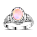 Royal Bali - Natürlicher, äthiopischer Welo Opal Ring, 925 Silber (Größe 16.00) ca. 1.87 ct