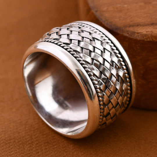 925 Silber Ring (Größe 17.00) ca. 7,33g