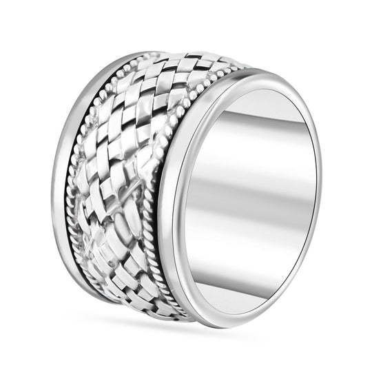 925 Silber Ring (Größe 17.00) ca. 7,33g