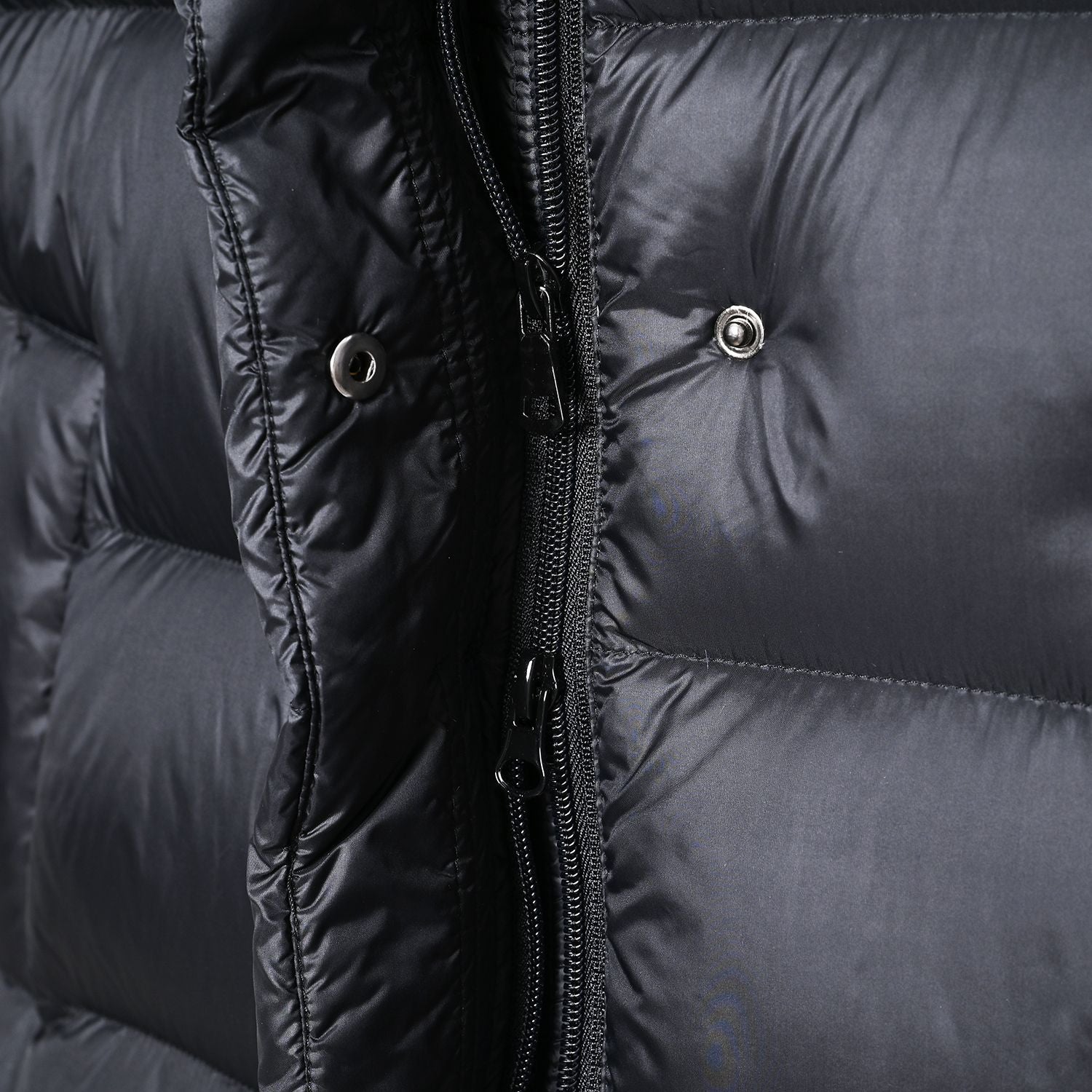 LA MAREY: Ultraleichte Overalljacke aus 100 % Entendaunen, M/L, schwarz