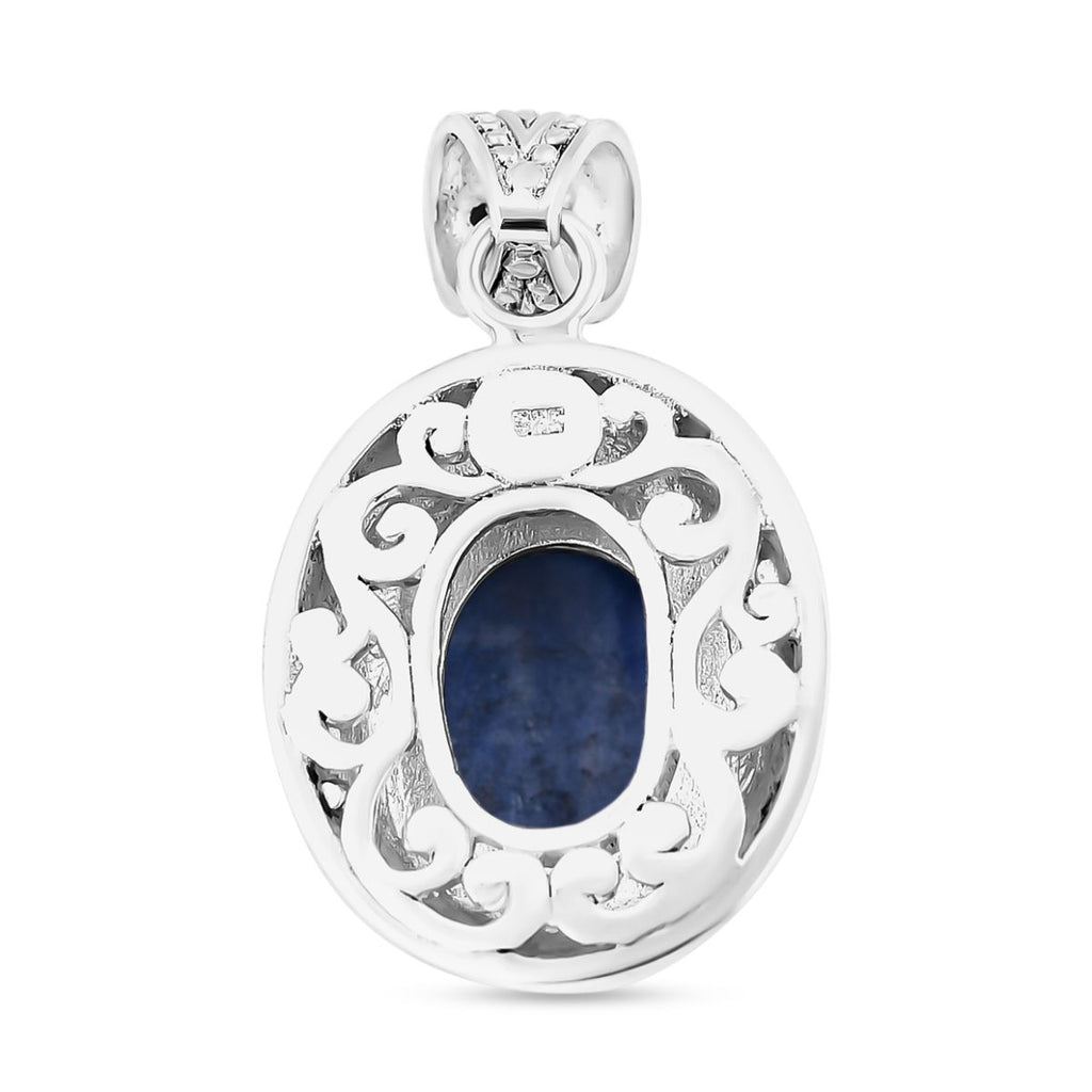 Kyanit Anhänger 925 Silber ca. 7,50 ct.