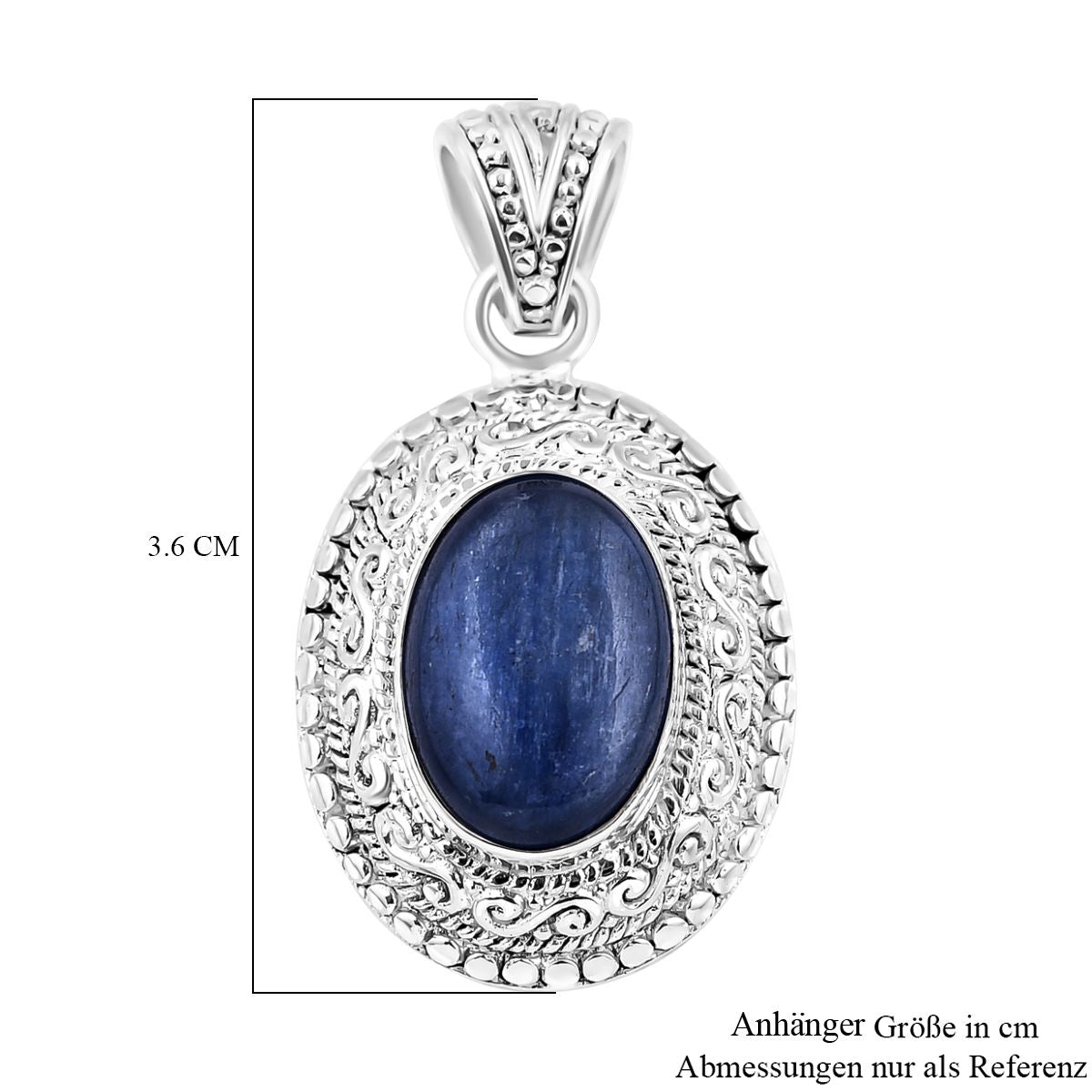 Kyanit Anhänger 925 Silber ca. 7,50 ct.