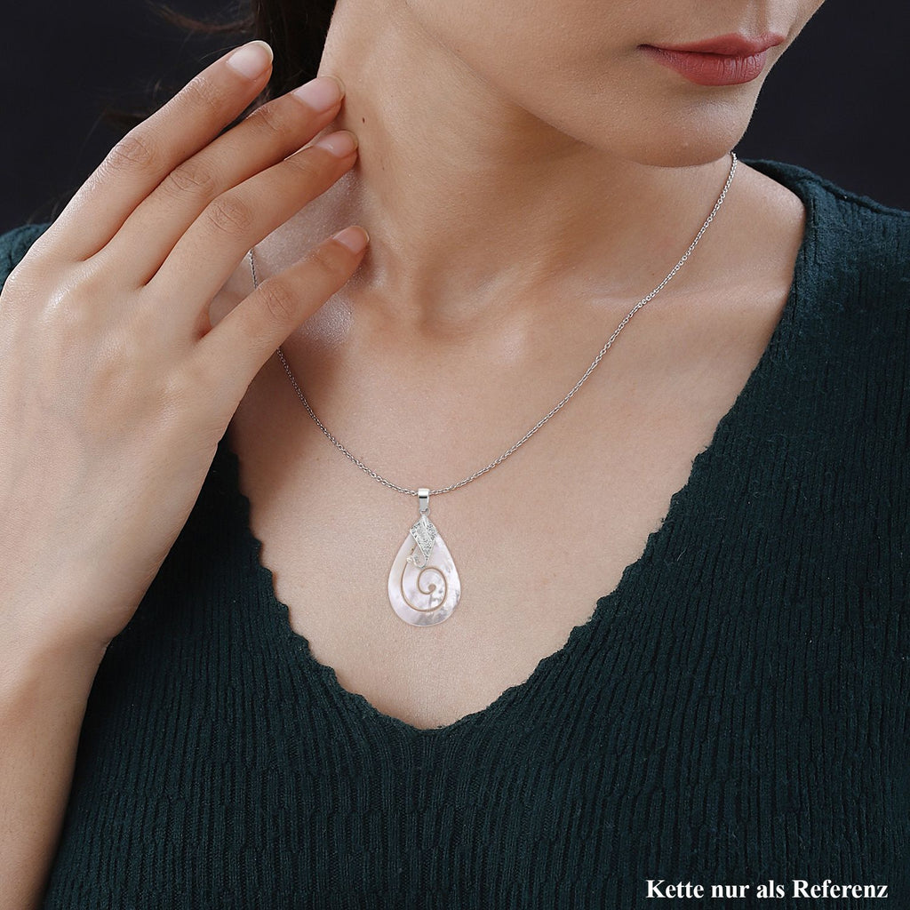 Royal Bali - Perlmutt Anhänger 925 Silber