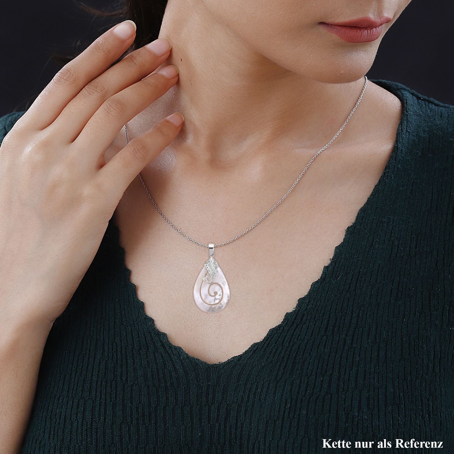 Royal Bali - Perlmutt Anhänger 925 Silber