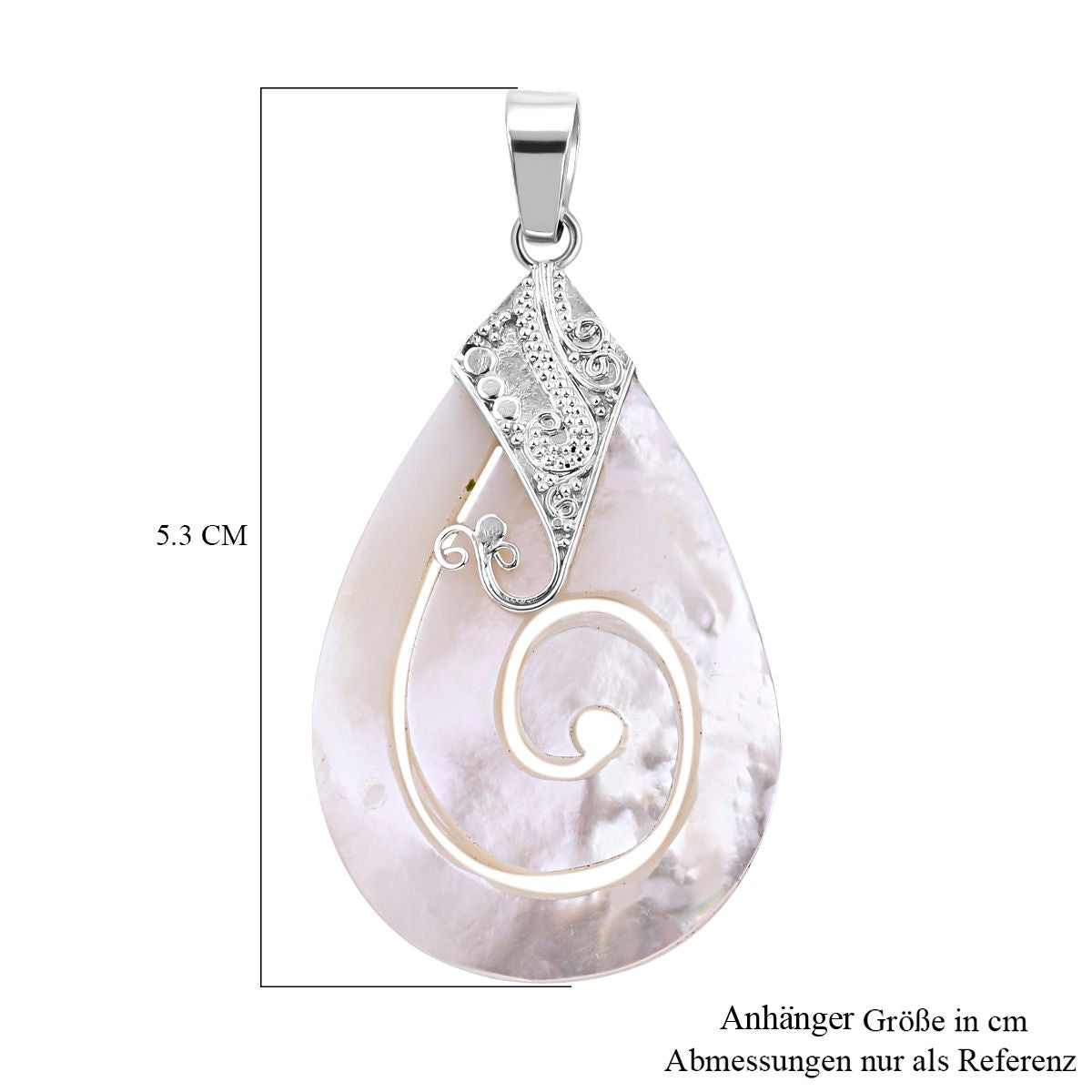 Royal Bali - Perlmutt Anhänger 925 Silber