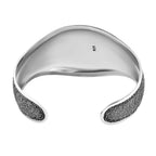 Regenbogen Mondstein Armreif ca. 18.5 cm 925 Silber ca. 6,30 ct.