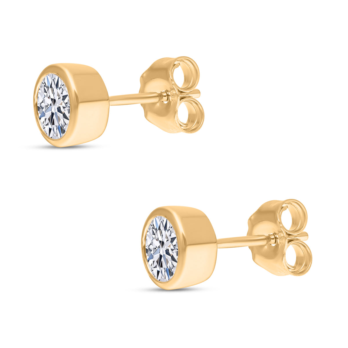 LUXURIANT DIAMOND - Lab grown Diamant VS-GH Ohrringe, IGI zertifiziert, 585 Gold ca. 1.01 ct