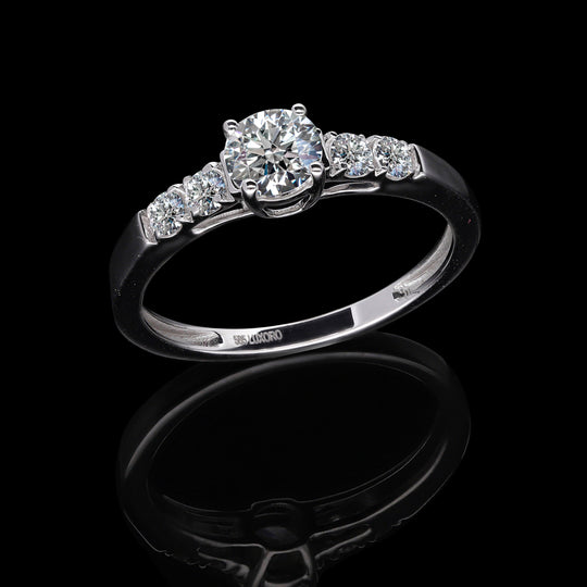 LUXURIANT DIAMOND - Lab grown Diamant SI-GH Ring, IGI zertifiziert, 585 Gold (Größe 19.00) ca. 1.00 ct
