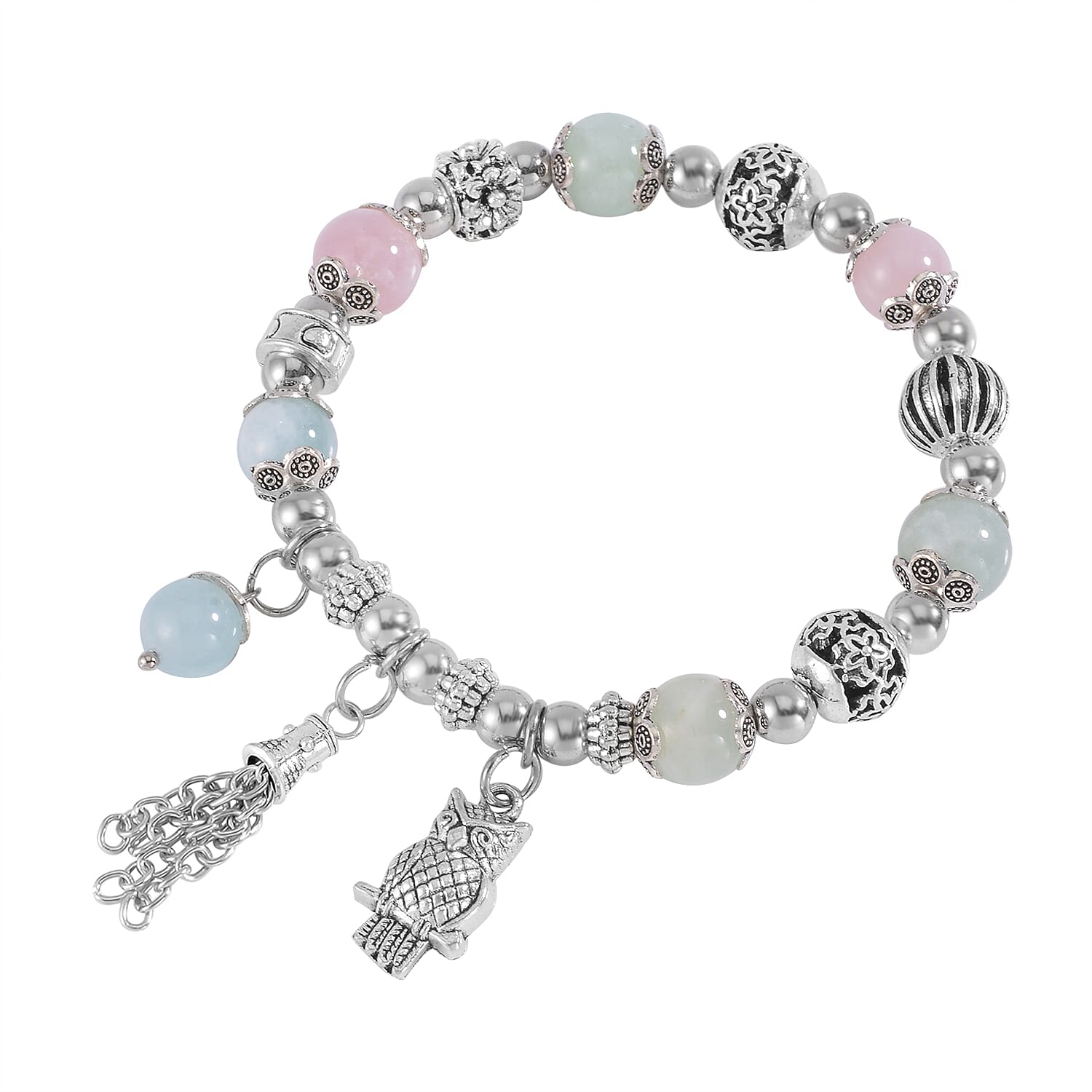 Beryll Armband, flexibles, Reine Legierung ca. 44.50 ct