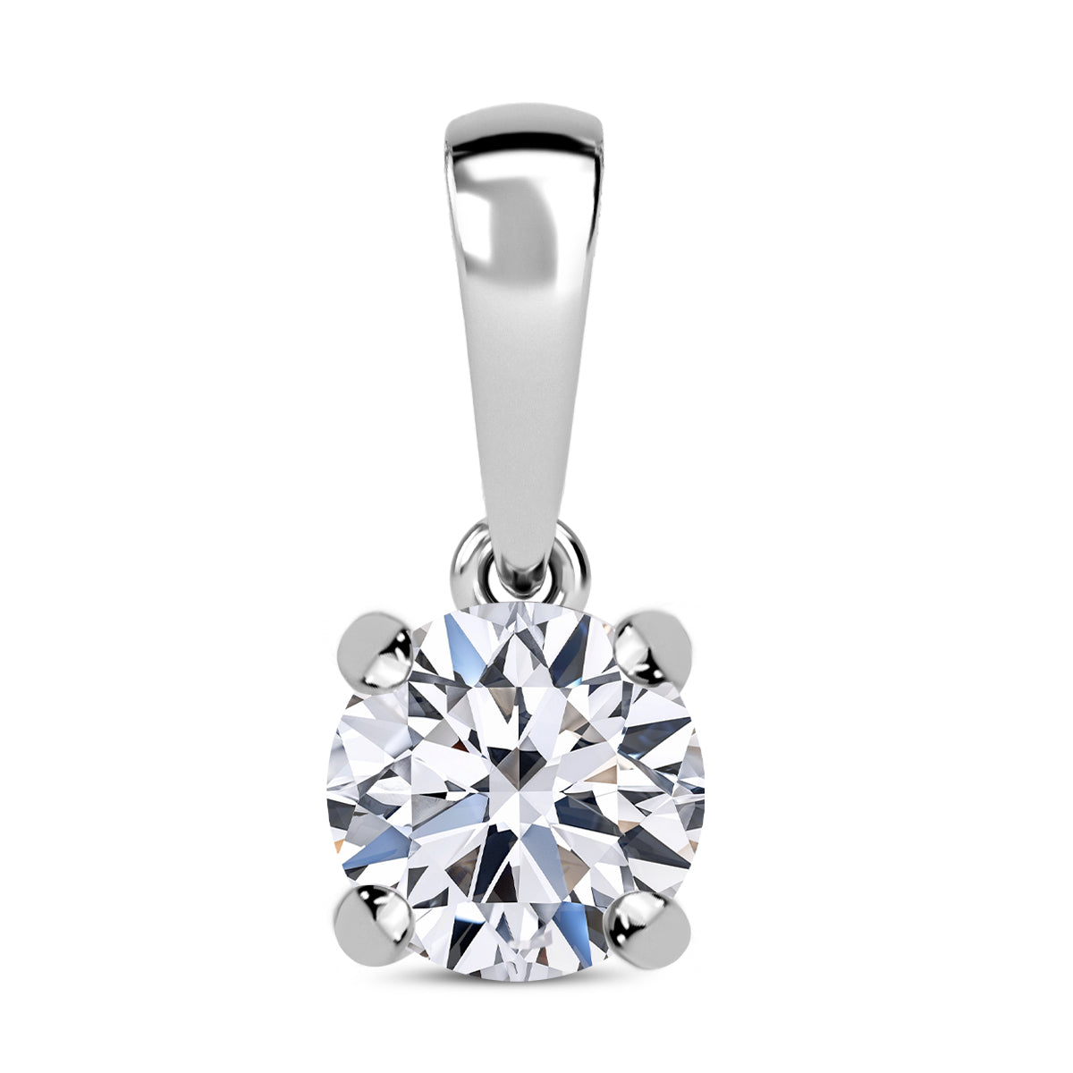 Signature Kollektion - Lab grown Diamant VS Anhänger,IGI zertifiziert,950 Platin ca. 0.50 ct
