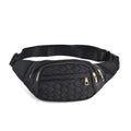 Bauchtasche mit RFID-Schutz, schwarz