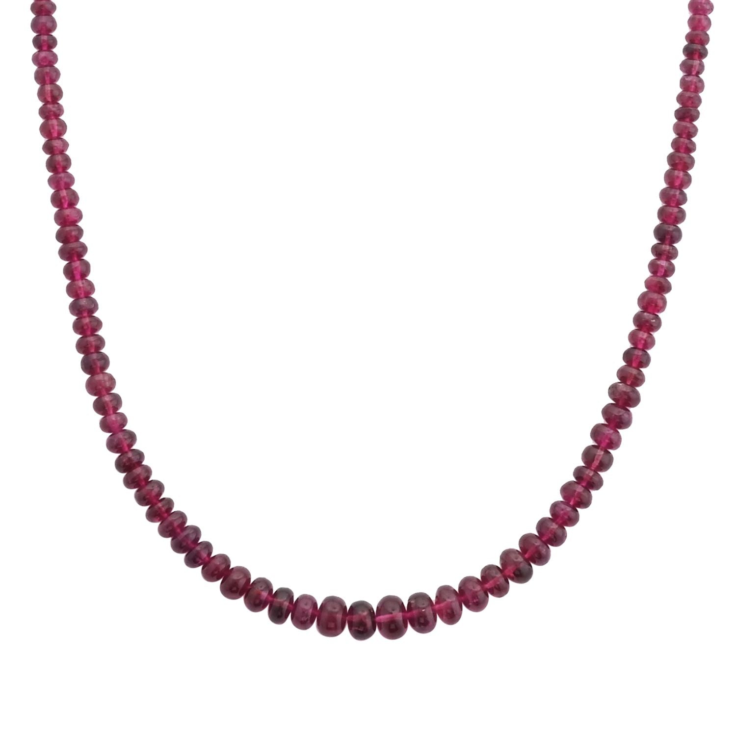 Rhapsody AAAA Rubellit Halskette ca. 45 cm 950 Platin ca. 75,00 ct.