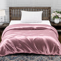 Serenity Night - Steppdecke aus 100% Maulbeerseide, 350gsm, Rosa