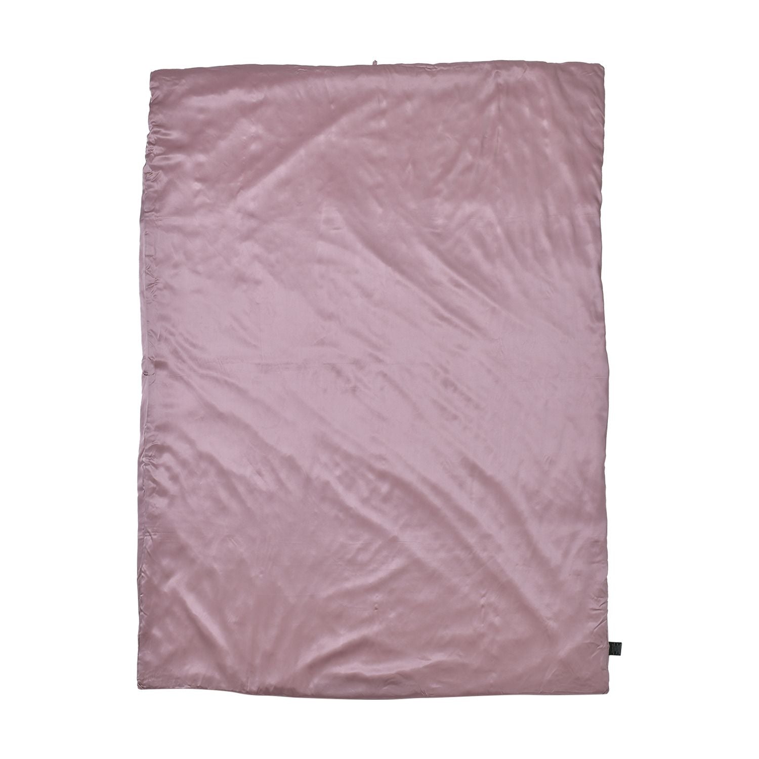 Serenity Night - 100% Maulbeerseide Sommersteppdecke mit Seidenfüllung, 1000 Gramm, 135 x 200 cm, Altrosa
