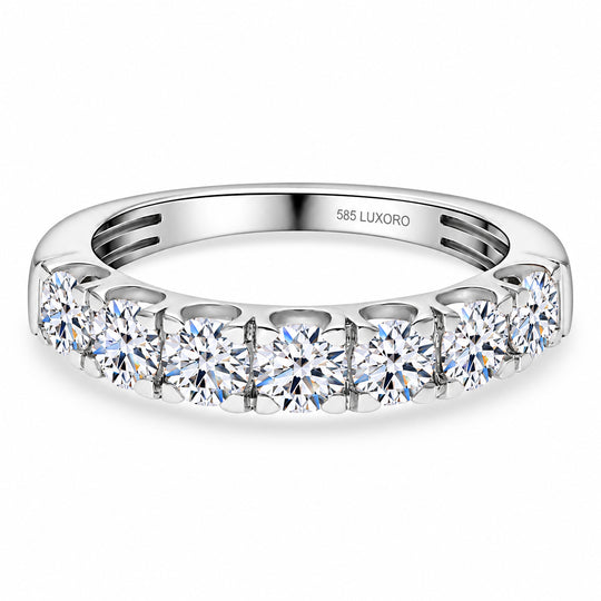 LUXURIANT  IGI zertifizierter SI-GH Labor Diamant Ring in 585 Weißgold - 1,50 ct.