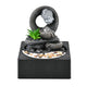 Buddha head with ball