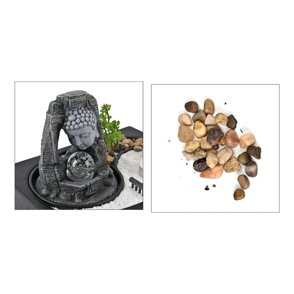 Buddha und warmes Licht