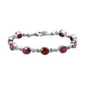 Mosambik Granat Armband, 18 cm - 14,27 ct.