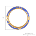Emaillierter Armreif, ca. 19 cm, blau