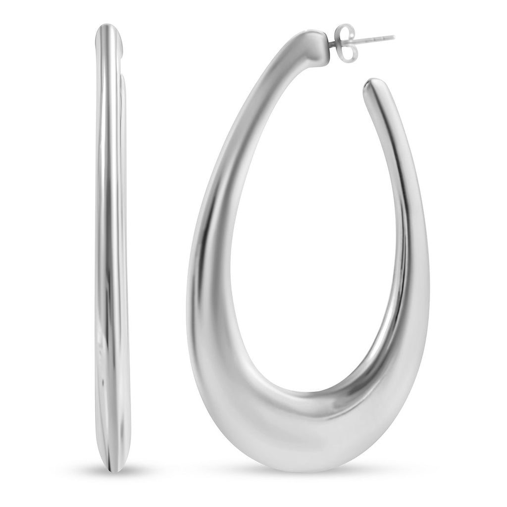 Silberhauch Kollektion - Elektroform Ohrringe, 925 Silber ca. 11,80g