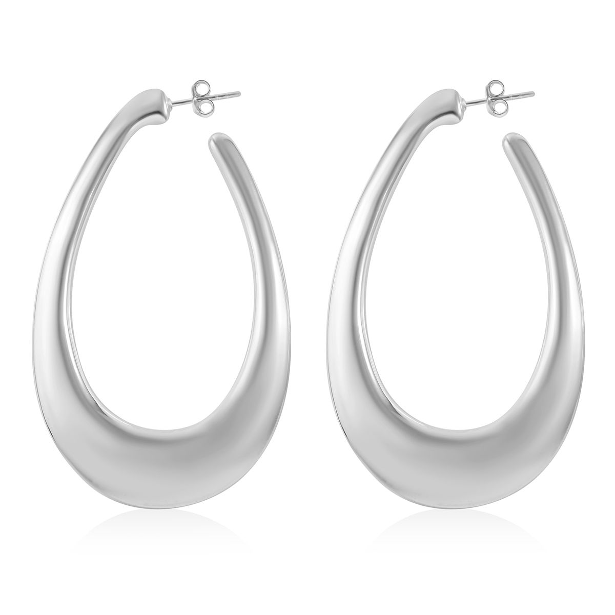 Silberhauch Kollektion - Elektroform Ohrringe, 925 Silber ca. 11,80g