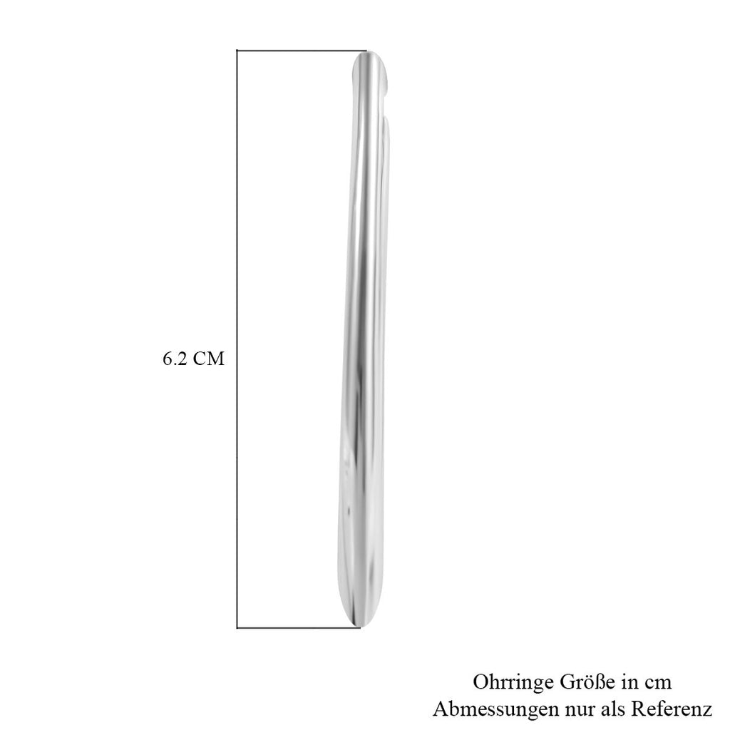 Silberhauch Kollektion - Elektroform Ohrringe, 925 Silber ca. 11,80g
