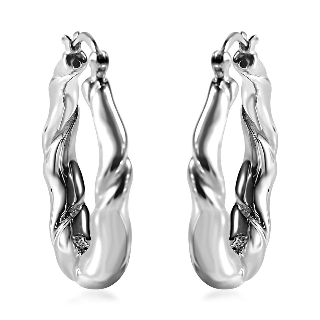 Silberhauch Kollektion - Elektroform Ohrringe, 925 Silber ca. 7,12g