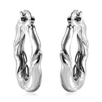 Silberhauch Kollektion - Elektroform Ohrringe, 925 Silber ca. 7,12g
