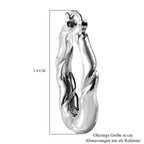 Silberhauch Kollektion - Elektroform Ohrringe, 925 Silber ca. 7,12g
