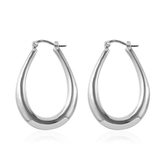 Silberhauch Kollektion - Elektroform Ohrringe, 925 Silber ca. 5,68g