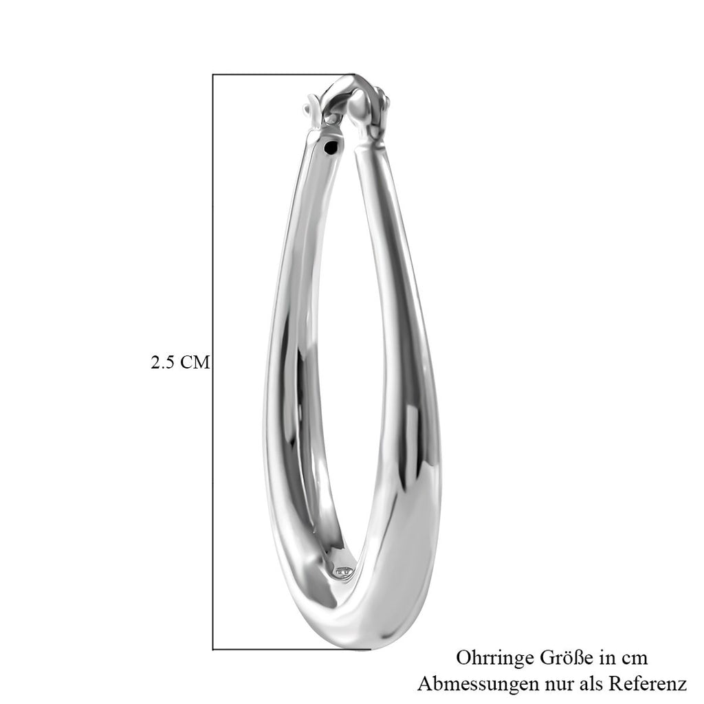 Silberhauch Kollektion - Elektroform Ohrringe, 925 Silber ca. 5,68g