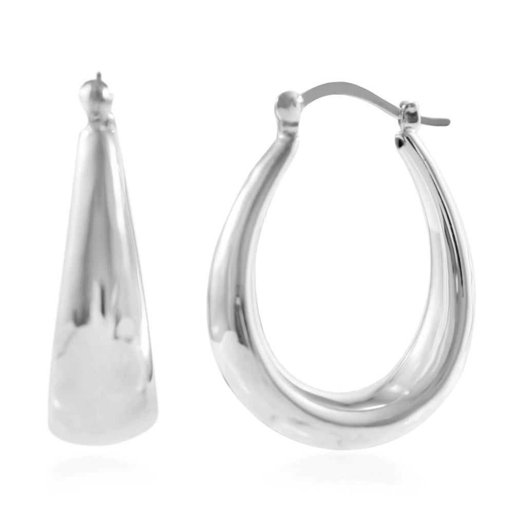 Silberhauch Kollektion - Elektroform Ohrringe, 925 Silber ca. 6,00g