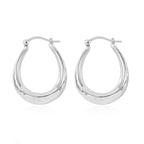 Silberhauch Kollektion - Elektroform Ohrringe, 925 Silber ca. 6,00g
